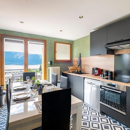 T4 Avec Vue Imprenable Sur Le Lac D'Annecy Apartment Veyrier-du-Lac Bagian luar foto