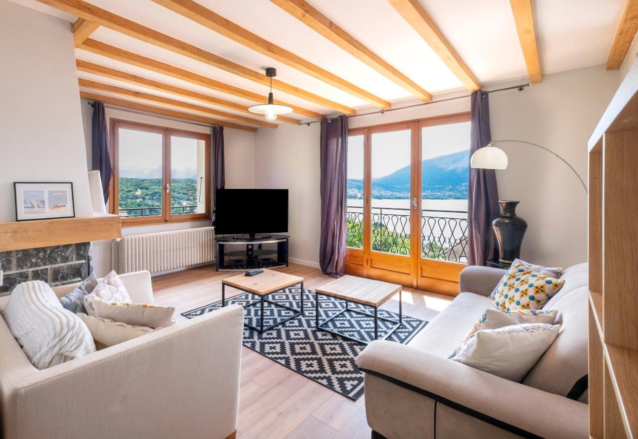 T4 Avec Vue Imprenable Sur Le Lac D'Annecy Apartment Veyrier-du-Lac Bagian luar foto