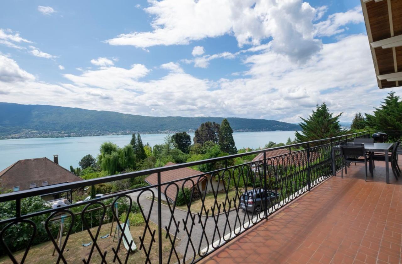 T4 Avec Vue Imprenable Sur Le Lac D'Annecy Apartment Veyrier-du-Lac Bagian luar foto