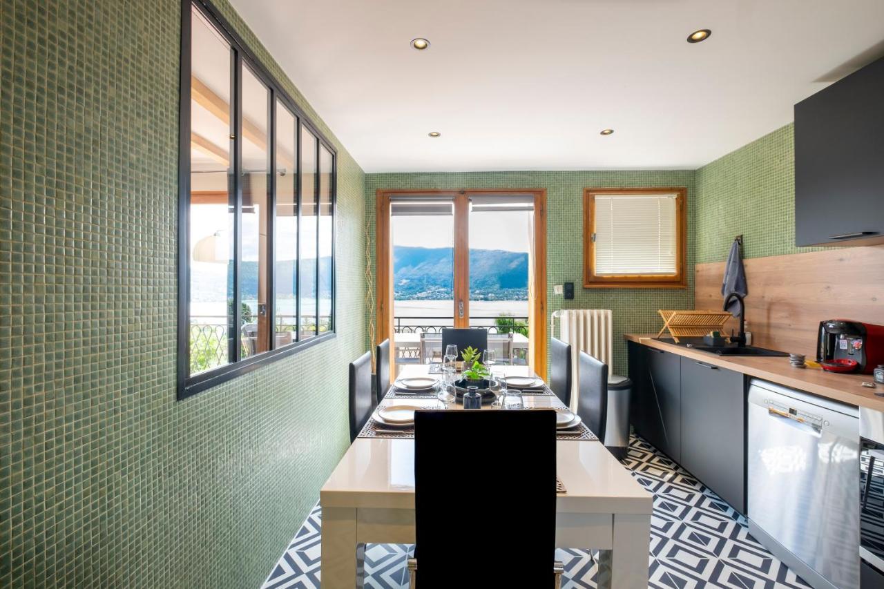 T4 Avec Vue Imprenable Sur Le Lac D'Annecy Apartment Veyrier-du-Lac Bagian luar foto